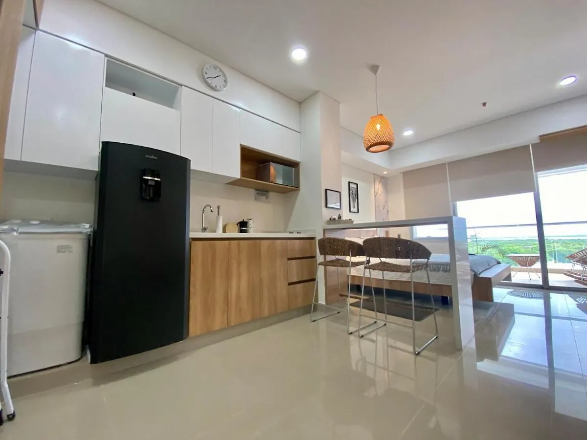 Appartamento Moderno Apartasuite Cartagena Beach Vista Piscina, Cienaga Y Aeropuerto